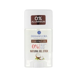 Deodorant stick gel Dermaflora 0% Aluminium Coconut Oil 50 ml