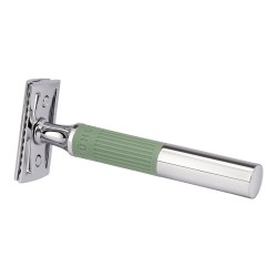 Aparat de ras clasic Safety Razor cu cap cu pieptene inchis si maner de metal Muehle R NEO 04 SR