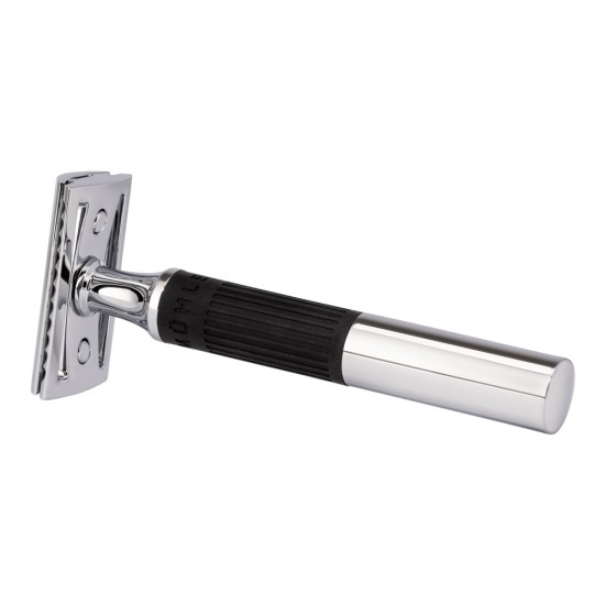 Aparat de ras clasic Safety Razor cu cap cu pieptene inchis si maner de metal Muehle R NEO 06 SR