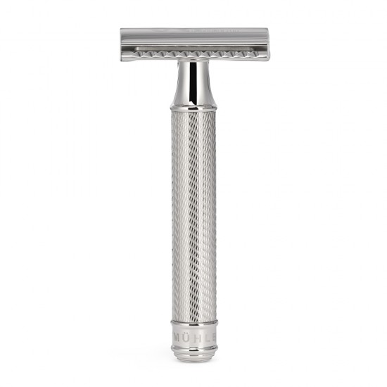 Aparat de ras safety razor cu cap cu pieptene închis Muehle R89 J80 - Ediție aniversară Aparat de ras safety razor cu cap cu pieptene închis Muehle R89 J80 - Ediție aniversară