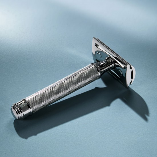 Aparat de ras safety razor cu cap cu pieptene închis Muehle R89 J80 - Ediție aniversară Aparat de ras safety razor cu cap cu pieptene închis Muehle R89 J80 - Ediție aniversară