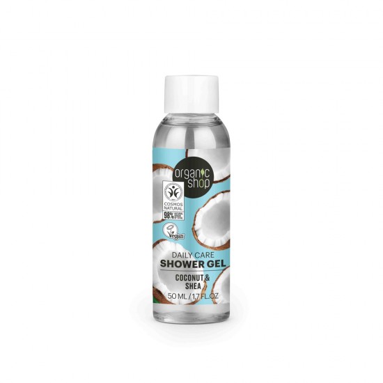 Gel de dus Organic Shop Coconut and Shea 50 ml