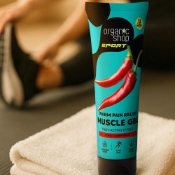 Gel de corp pentru mușchi Organic Shop SPORT After Sport alinarea durerii, efect de încălzire rapidă, 75 ml